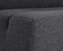 Sunpan Cornell Modular - Armless Chair - Polo Club Kohl Grey / Stone