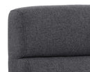 Sunpan Cornell Modular - Armless Chair - Polo Club Kohl Grey / Stone