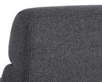 Sunpan Cornell Modular - Armless Chair - Polo Club Kohl Grey / Stone