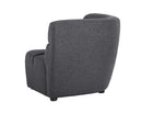 Sunpan Cornell Modular - Corner Chair in Polo Club Kohl Grey/ Polo Club Stone
