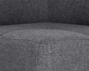 Sunpan Cornell Modular - Corner Chair in Polo Club Kohl Grey/ Polo Club Stone