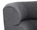 Sunpan Cornell Modular - Corner Chair in Polo Club Kohl Grey/ Polo Club Stone