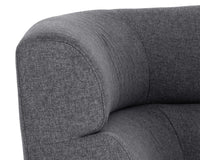 Sunpan Cornell Modular - Corner Chair in Polo Club Kohl Grey/ Polo Club Stone