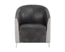Sunpan Bronte Lounge Chair - Piccolo Dove And Overcast Grey