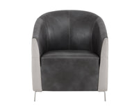 Sunpan Bronte Lounge Chair - Piccolo Dove And Overcast Grey