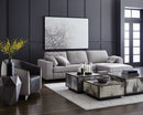 Sunpan Bronte Lounge Chair in Piccolo Dove / Overcast Grey