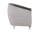Sunpan Bronte Lounge Chair in Piccolo Dove / Overcast Grey