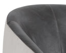 Sunpan Bronte Lounge Chair in Piccolo Dove / Overcast Grey