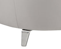 Sunpan Bronte Lounge Chair - Piccolo Dove And Overcast Grey