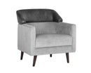 Sunpan Napoleon Lounge Chair - Polo Club Stone / Overcast Grey