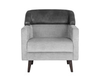 Sunpan Napoleon Lounge Chair - Polo Club Stone / Overcast Grey