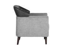 Sunpan Napoleon Lounge Chair - Polo Club Stone / Overcast Grey