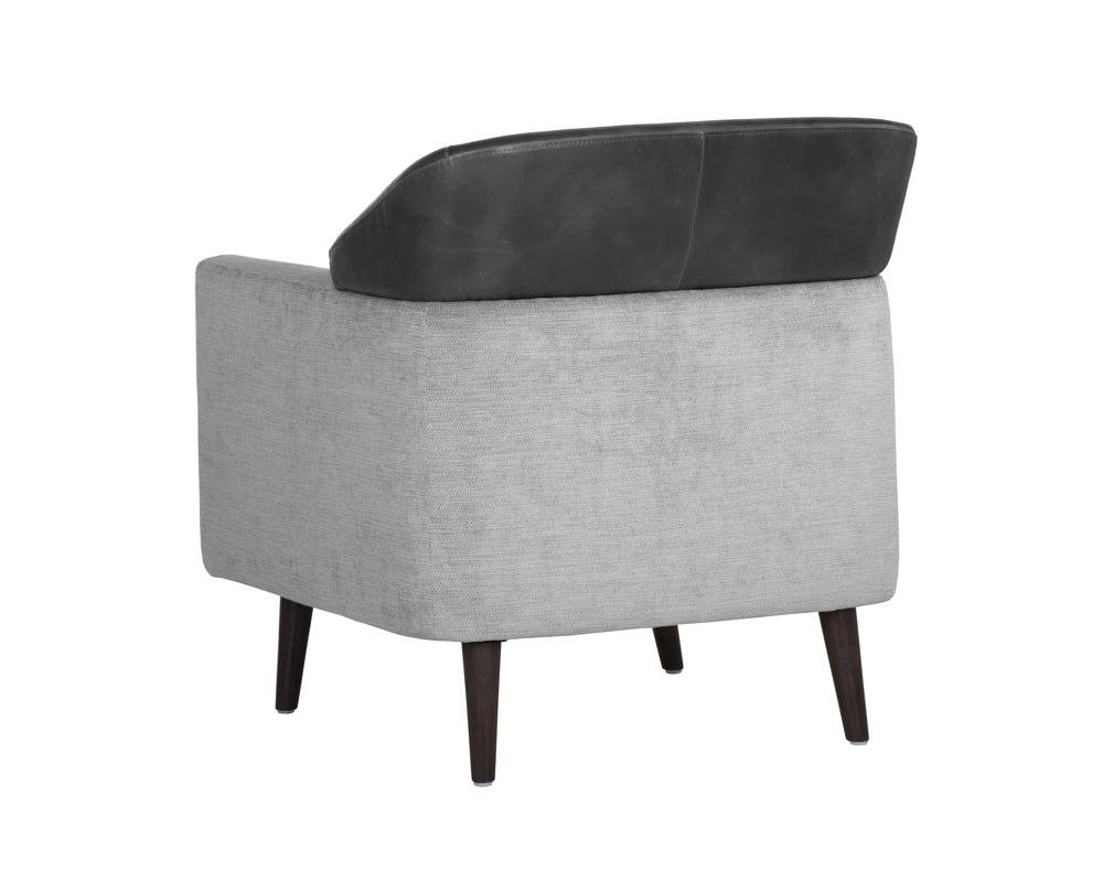 Sunpan Napoleon Lounge Chair - Polo Club Stone / Overcast Grey