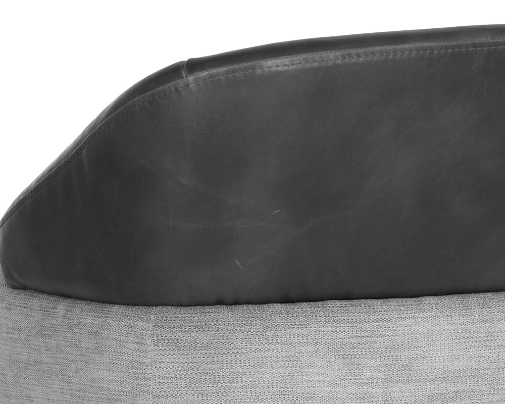 Sunpan Napoleon Lounge Chair - Polo Club Stone / Overcast Grey