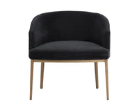 Sunpan Cornella Lounge Chair - Blush Pink/ Forest Green/Polo Club Stone/Shadow Grey