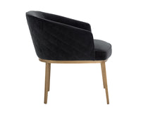 Sunpan Cornella Lounge Chair - Blush Pink/ Forest Green/Polo Club Stone/Shadow Grey