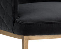 Sunpan Cornella Lounge Chair - Blush Pink/ Forest Green/Polo Club Stone/Shadow Grey