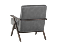 Sunpan Peyton Lounge Chair - Bravo Cream/Cantina Magnetite/Cantina Saddle
