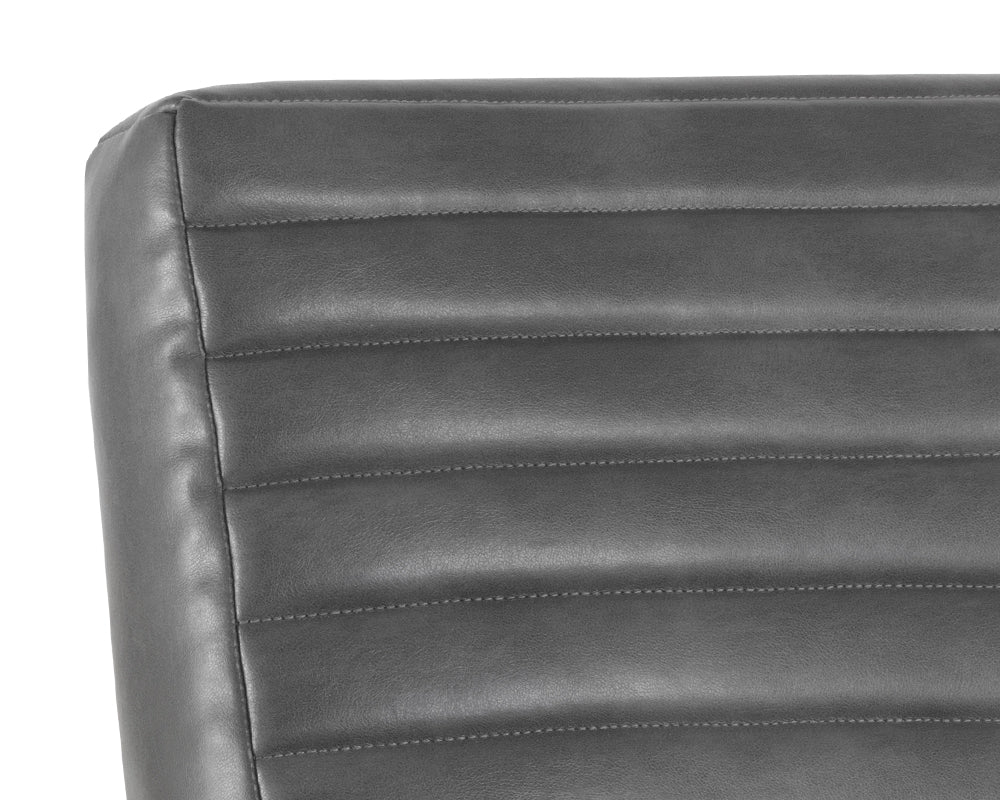 Sunpan Peyton Lounge Chair - Bravo Cream/Cantina Magnetite/Cantina Saddle