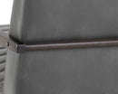 Sunpan Peyton Lounge Chair - Bravo Cream/Cantina Magnetite/Cantina Saddle