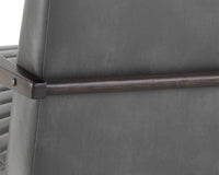 Sunpan Peyton Lounge Chair - Bravo Cream/Cantina Magnetite/Cantina Saddle