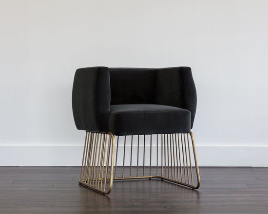 Sunpan Gala Dining Armchair - Shadow Grey
