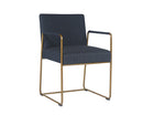 Sunpan Balford Dining Armchair - Arena Cement / Arena Navy