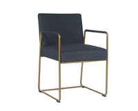 Sunpan Balford Dining Armchair - Arena Cement / Arena Navy