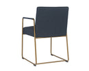 Sunpan Balford Dining Armchair - Arena Cement / Arena Navy