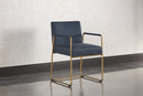 Sunpan Balford Dining Armchair - Arena Cement / Arena Navy