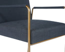 Sunpan Balford Dining Armchair - Arena Cement / Arena Navy