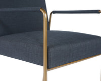 Sunpan Balford Dining Armchair - Arena Cement / Arena Navy