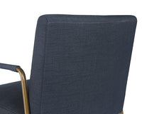 Sunpan Balford Dining Armchair - Arena Cement / Arena Navy