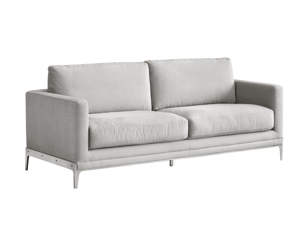 Sunpan Chandler Sofa - Piccolo Dove/Thunder Grey