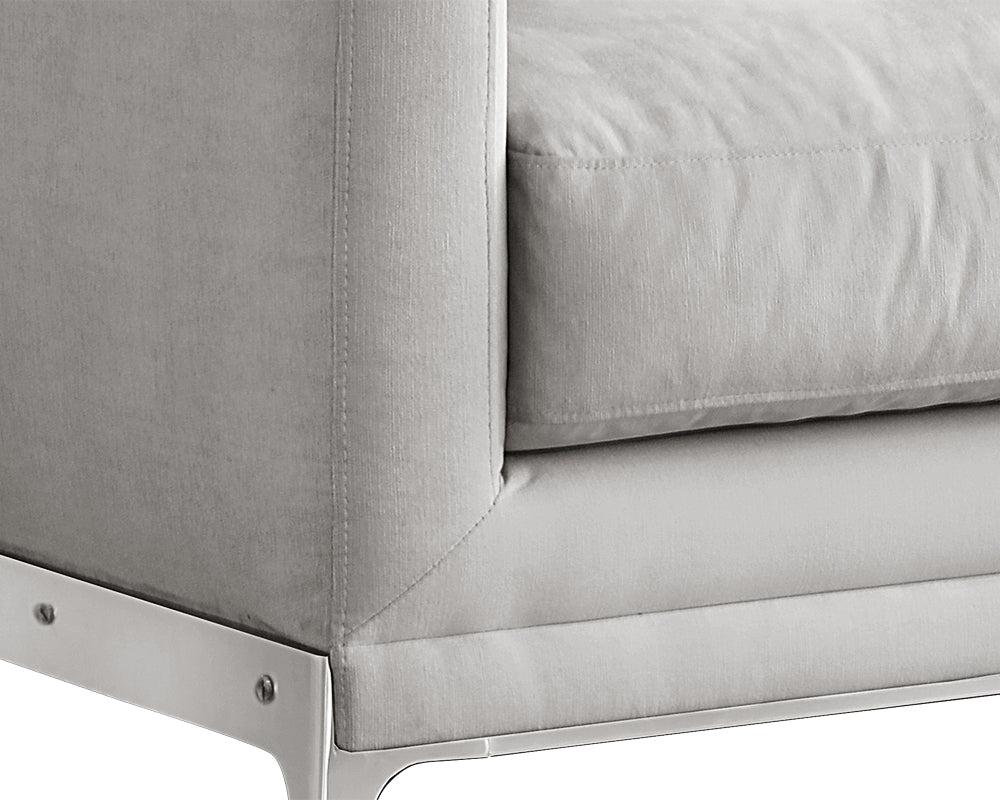 Sunpan Chandler Sofa - Piccolo Dove/Thunder Grey