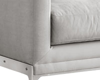 Sunpan Chandler Sofa - Piccolo Dove/Thunder Grey