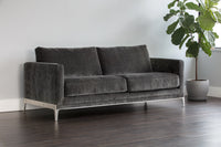 Sunpan Chandler Sofa - Piccolo Dove/Thunder Grey