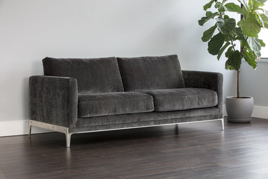 Sunpan Chandler Sofa - Piccolo Dove/Thunder Grey