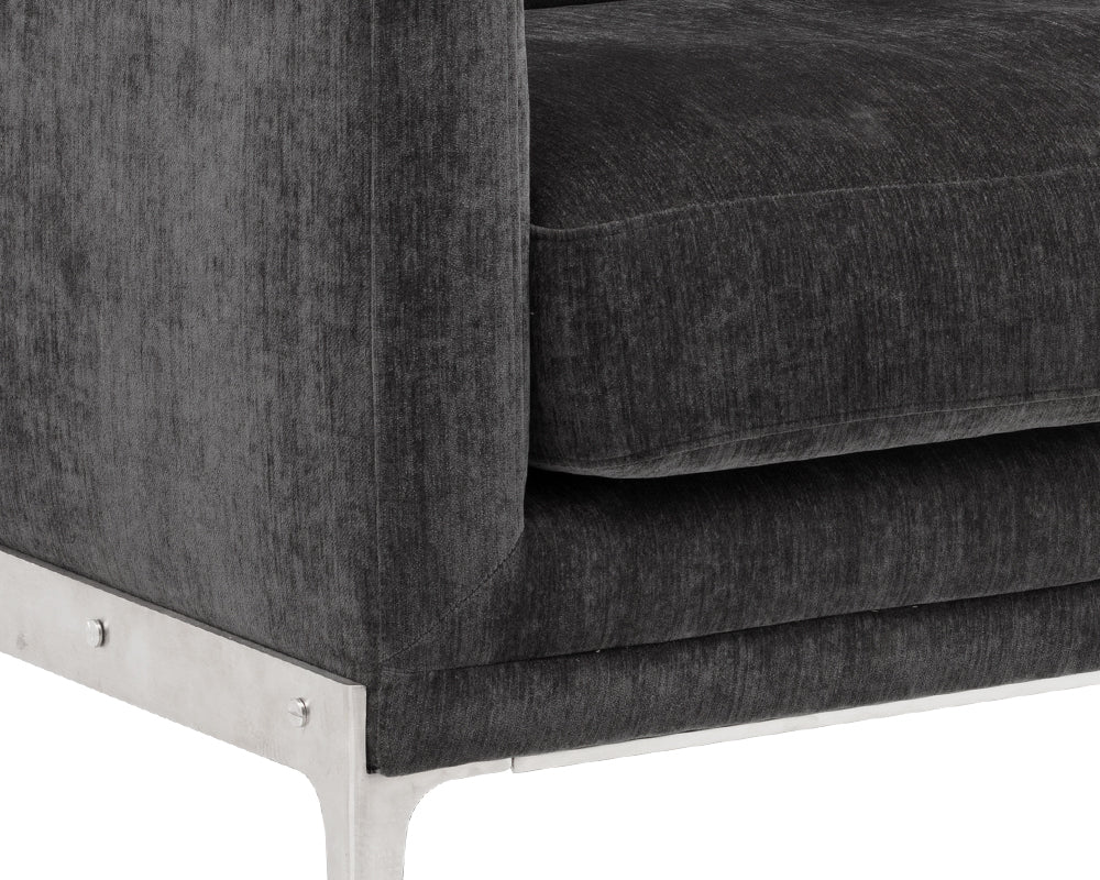 Sunpan Chandler Sofa - Piccolo Dove/Thunder Grey