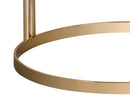Sunpan Helica Side Table - Antique Brass/Stainless Steel