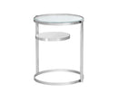 Sunpan Helica Side Table - Antique Brass/Stainless Steel