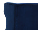 Sunpan Virgil Lounge Chair In Evening Navy/Moss Green