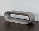 Sunpan Capsule Bench in Grey / White
