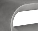 Sunpan Capsule Bench in Grey / White
