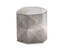 Sunpan Ashanti Storage Ottoman - Gold And  Black/Silver And Grey