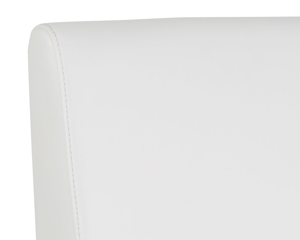 Sunpan Dean Dining Chair - Antique Brass - Cantina Black/Cantina White