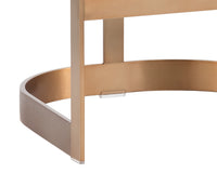 Sunpan Beaumont Barstool - Antique Brass - Cantina Black