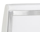 Sunpan Dean Dining Chair - Stainless Steel - Cantina Black/Magnetite/White