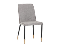 Sunpan Klaus Dining Chair - Flint Grey and Napa Taupe/Polo Club Muslin and Dillon Cream/Sparrow Grey and Napa Black