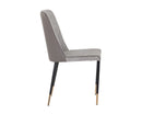Sunpan Klaus Dining Chair - Flint Grey and Napa Taupe/Polo Club Muslin and Dillon Cream/Sparrow Grey and Napa Black